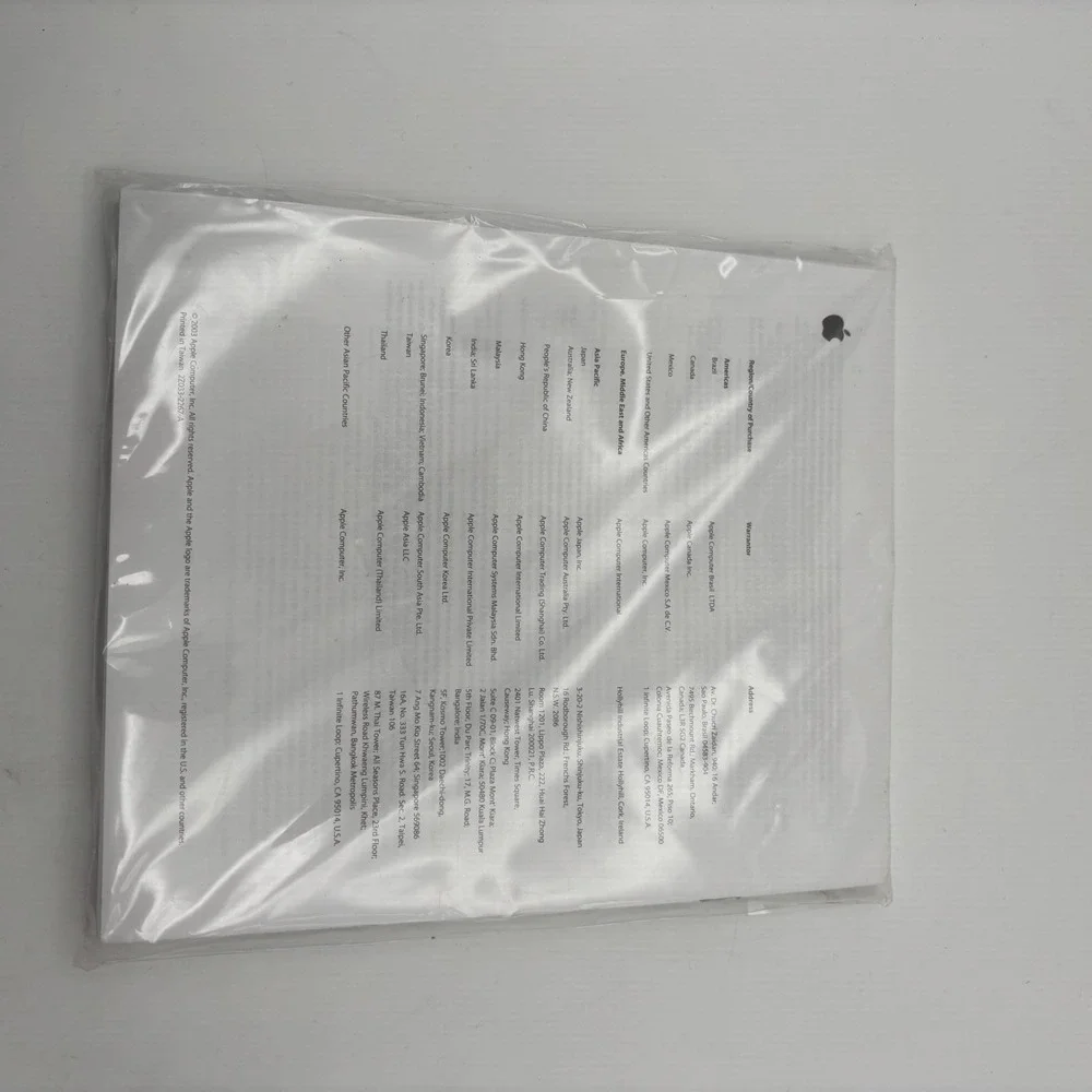 Official Apple - iBook G4 Install Disks & User Guide 10.3.5